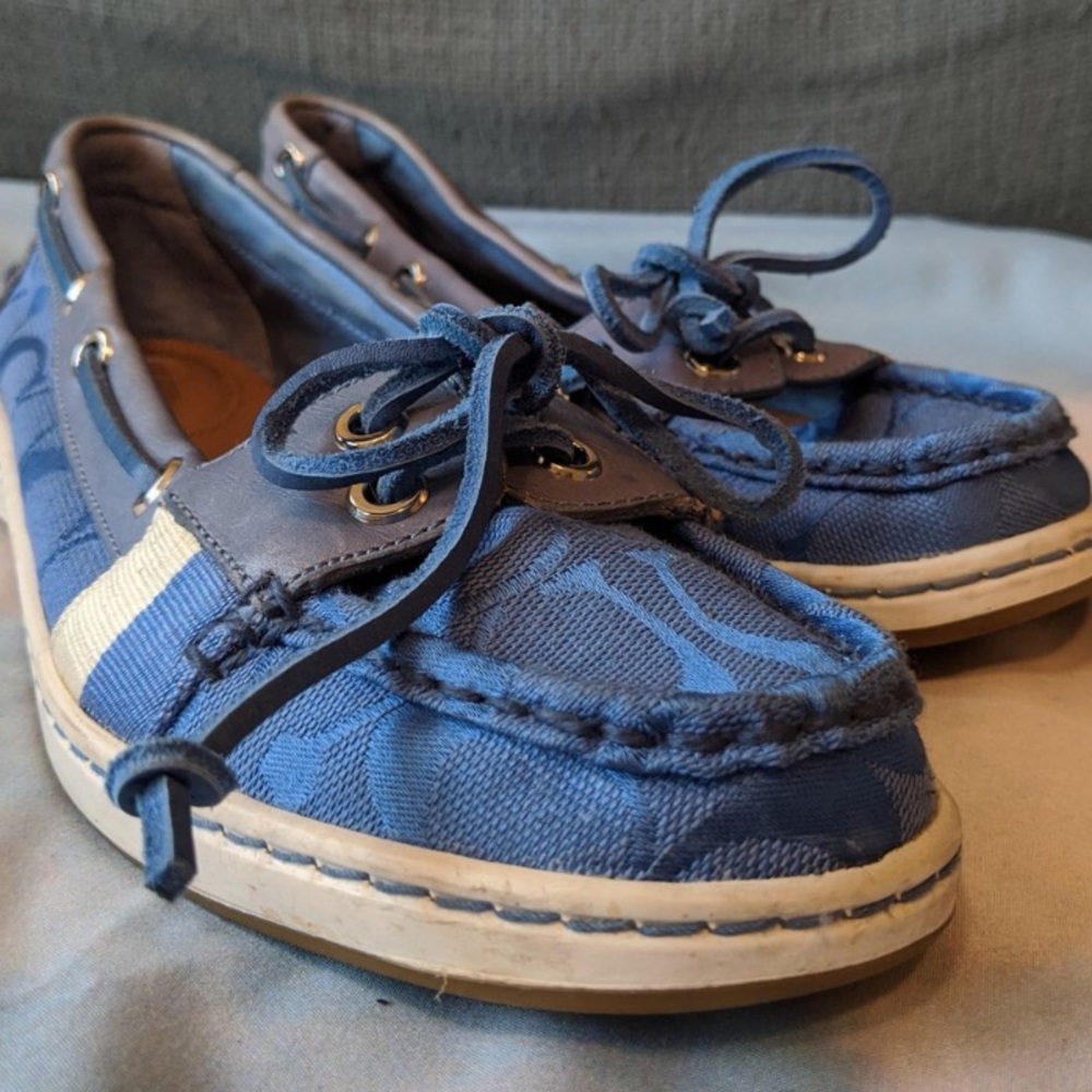 Coach Boat Shoes size 8